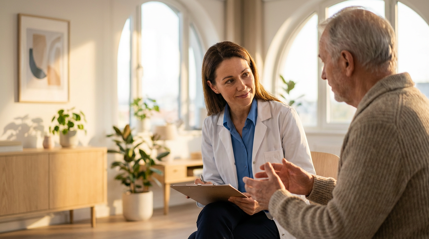 A moment of quiet relief and clarity